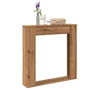 vidaXL Cadre de cheminée Chêne artisanal 100 x 20 x 100 cm Bois ingénierie