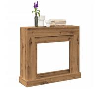 vidaXL Cadre de cheminée chêne artisanal 100x30x87,5 cm bois ingénierie