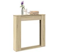 vidaXL Bordure de cheminée Chêne Sonoma 100x20x100 cm Matériau dérivé du bois