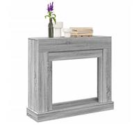 vidaXL Cadre de cheminée Sonoma Gris 100x30x87,5 cm Bois d'ingénierie, cheminée, Console de cheminée, Ensemble de Tour de cheminée, Tour de cheminée