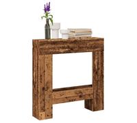 vidaXL Cadre de cheminée Vieux Bois 81x18x82 cm Bois d'ingénierie, cheminée, Console de cheminée, Ensemble de Tour de cheminée, Tour de cheminée