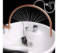 Cadre de circulation d'eau Head Spa, cadre d'équipement de spa Head réglable à 180 °, accessoires de lit de shampoing, cascade de cadre de sortie d'eau de thérapie par l'eau, équipement de salon