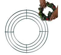 Cadre De Couronne En Métal - Matériau Standard Taille Standard | Cadres D’anneaux De Couronne De Fil | Couronnes De Noël En Fil De Fer, Anneaux Pour La Fabrication De Décorations Festives, Création D'