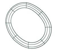 Cadre de Couronne Œuf Vert en Fer pour Décorations Botaniques | Base Ovale Robuste, Support pour Ornements, pour Jardiniers Créatifs et Décor Saisonnier