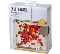 Cadre de Cuisson Ajustable Birkmann Easy Baking, Acier, 22 x 25 à 43 x 48 cm, Hauteur 7 cm