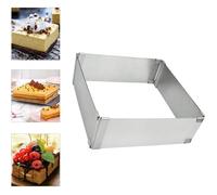 Cadre de cuisson rectangulaire réglable pour gâteaux