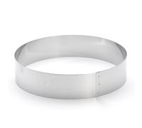 Cadre de cuisson rond 20 x 4,5 cm, acier inoxidable, de Buyer