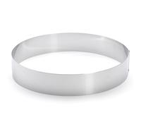 Cadre de cuisson rond 24 x 4,5 cm, acier inoxidable, de Buyer