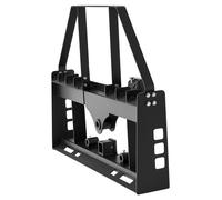 Cadre de fourches à palettes SucceBuy pour chargeuses compactes, capacité de charge de 1 814 kg, rallonges de cadre de 1 150 mm avec attelage de 50,8 mm et douilles de fourche, compatible avec les cha