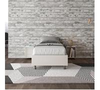Cadre de lit 1 place - ITYHOME - Azelia - 80x190 cm - Similicuir - Rembourré