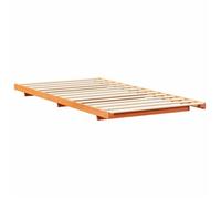Cadre de lit adulte/enfant - VIDAXL - surélevé Marron cire 80x220 cm L14402