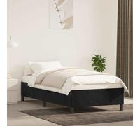 vidaXL Cadre de lit sans matelas noir 80x210 cm velours