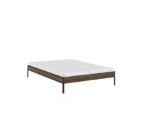 Cadre de Lit Core 140x200 Brun caroube/Rouge Terre