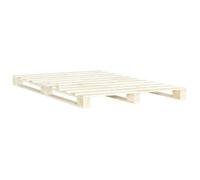 Cadre de lit de palette - 2 places - Prix Bas - 160x200 cm bois massif pin @84716