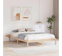 Cadre de lit design avec sommier à lattes - Cadre de lit avec chevets Marron 160 x 200 cm Marron - Lits classiques 2025 Neu7557349 1parcel