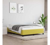 Cadre de Lit Gris Clair 140x190 cm Tissu Rembourré Double Sommier vidaXL
