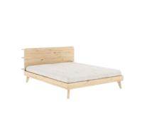 Cadre de Lit Karup Retreat 160x200 en Pin Laqué Transparent