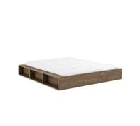 Cadre de Lit Karup Ziggy 160x200 Brun Caroube