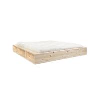 KARUP - Lit double Bois naturel