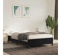 vidaXL Cadre de lit sans matelas 120 x 190 cm velours noir