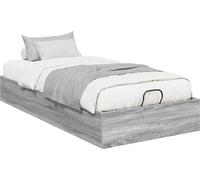 Cadre de lit ottoman avec stockage Gris Sonoma 80,5 x 200 cm