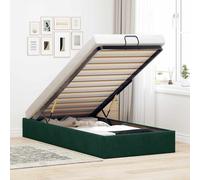Cadre de lit ottoman sans matelas rose 100x200 cm velours cadre de lit vidaXL