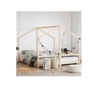 Cadre de lit pour enfants 2x(90x190) cm bois de pin massif3200598