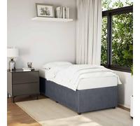 Cadre de Lit Rembourré Adulte Meuble Chambre à Coucher Intérieur Velours vidaXL
