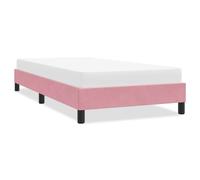 vidaXL Cadre de lit sans matelas rose 80x210 cm velours