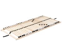 Cadre de Lit Simple en Bois 80 x 200 cm Sommier à Lattes Solide Liry