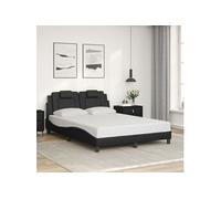 vidaXL Cadre de lit Viana sans matelas noir 120x200 cm similicuir