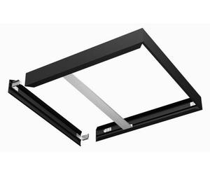 Cadre de montage LEDVANCE pour panneau LED 625 - Kit de montage en saillie H75 BK 4058075834354