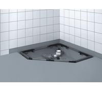 MEPA Cadre de montage SF 120/120 pour receveurs de douche pentagonaux et en quart de cercle, 150185,