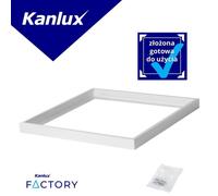 Cadre de montage pour panneau LED 6060W 600x600x45 blanc 27613