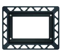 Cadre de montage TECE WC pour montage encastré, 9240647, Couleur: Noir