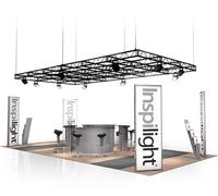 Cadre de plafond pour stands d'exposition de FD 22 Noir - Stands de foire