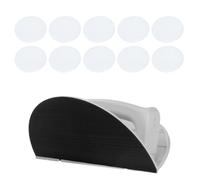 Cadre de ponçage d'angle à 90° avec 10 papiers abrasifs auto-adhésifs, outil semi-circulaire ABS recyclable pour bords de mur, supports de papier de verre recyclables pour mur
