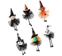 Cadre de porte Halloween à suspendre avec sorcière assortie | Détails en métal, installation saisonnière facile à la maison