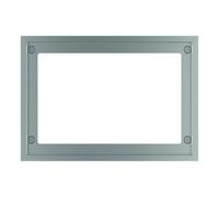 Cadre de recouvrement TECE pour le cadre d'installation des WC, 9240645, Couleur: Chrome brillant