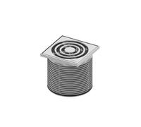 TECEdrainpoint S cadre de grille, plastique, 100x100mm, in rille design, 3660001