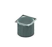 TECE drainpoint S Cadre de grille en plastique, 100 mm, sans grille, 3660018,