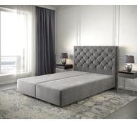 Cadre de sommier Dream-Great 160x200 Microfibre Taupe