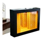 Cadre Décoratif Bureau Décoration Murale Miroir Abysse 3D Lumineux