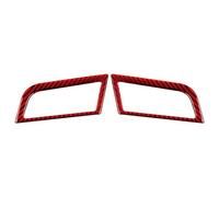 Cadre Décoratif Panneau Console De Tableau Bord Intérieur Voiture, Couverture Sortie D'air Pour Mustang GT 2015 - 2021 Gauche Et Droite(Rosso)
