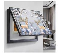 Cadre Décoratif pour Boîte Distribution Cache Tableau Electrique Decoratif | Résistant Décoloration pour Entrées Salles Manger Toilettes Salles Bains(B,19.69x15.75in/50x40cm)