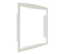 Cadre d'encastrement décoratif pour boîtes aux lettres Renz - blanc 9016 brillant RENZ