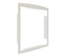 Cadre d'encastrement décoratif pour boîtes aux lettres Renz - blanc 9016 brillant RENZ