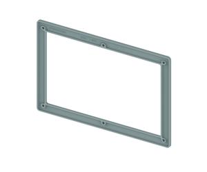 Cadre d'espacement TECE TECEsolid, 9240441, Couleur: gris