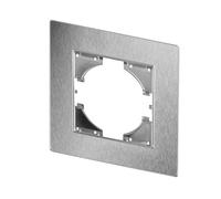 Cadre en aluminium argenté pour un élément, idéal pour encadrer et mettre en valeur vos espaces. Son design élégant et moderne s'adapte à tout style décoratif.
