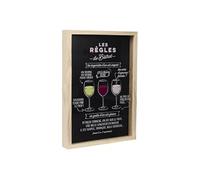 Cadre en bois pour collection de bouchons en liège style bistrot - -